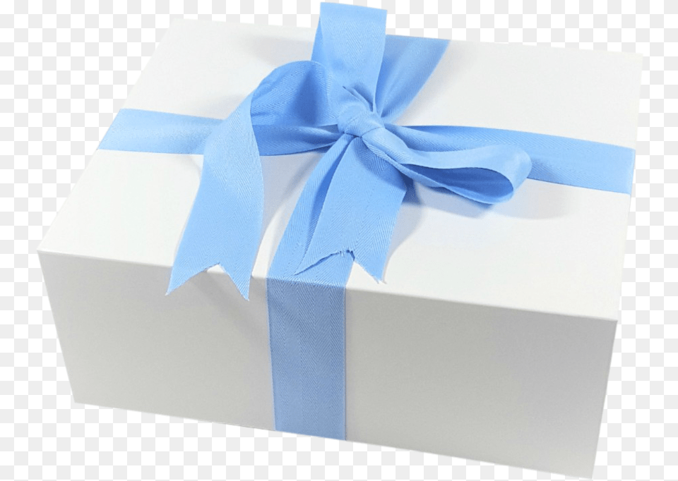 Gift Box With Blue Ribbon Portable Network Graphics Free Png Download