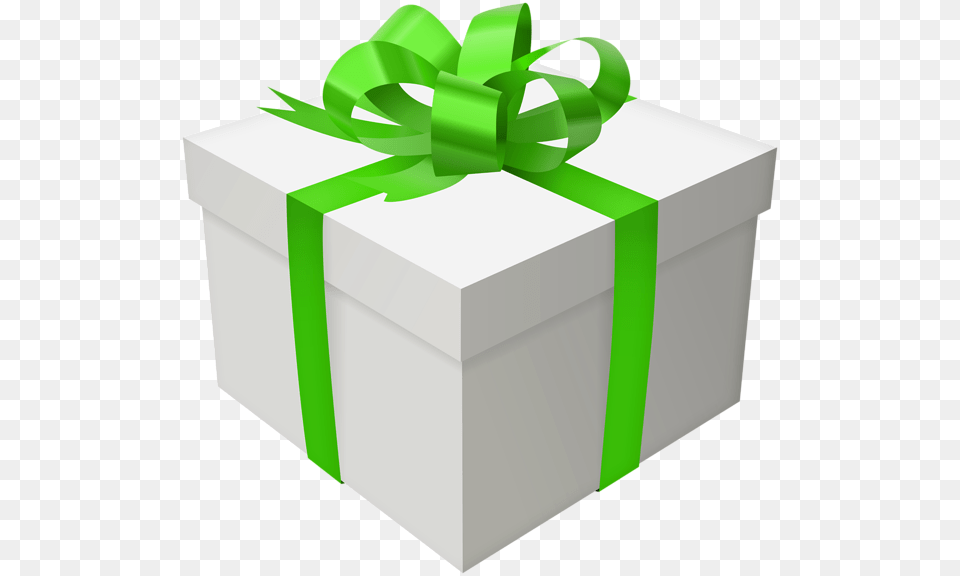 Gift Box With Green Bow Clip Art, Mailbox Free Transparent Png