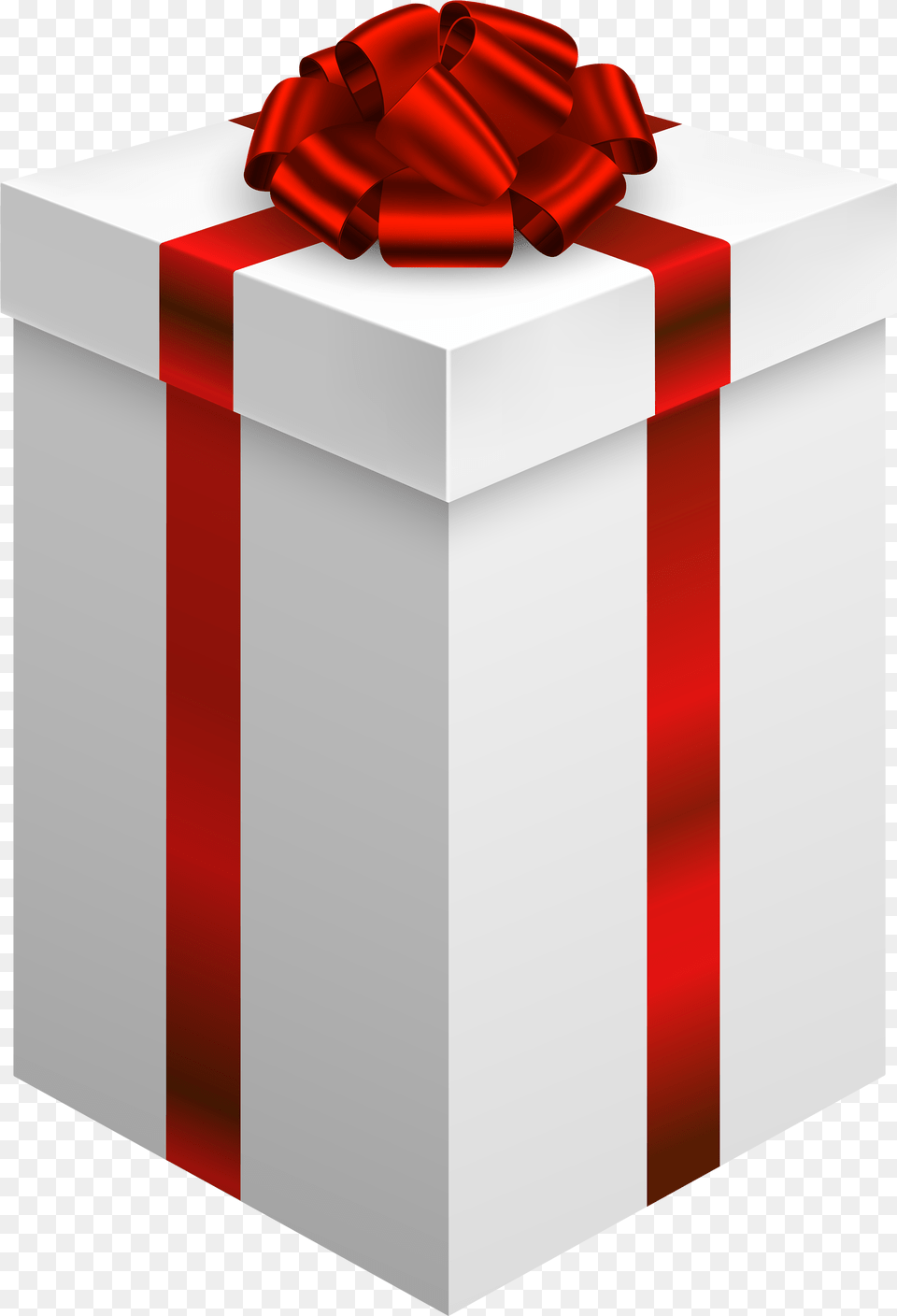 Gift Box With Red Bow Clipart Gift Box Red Bow Transparent, Mailbox Free Png