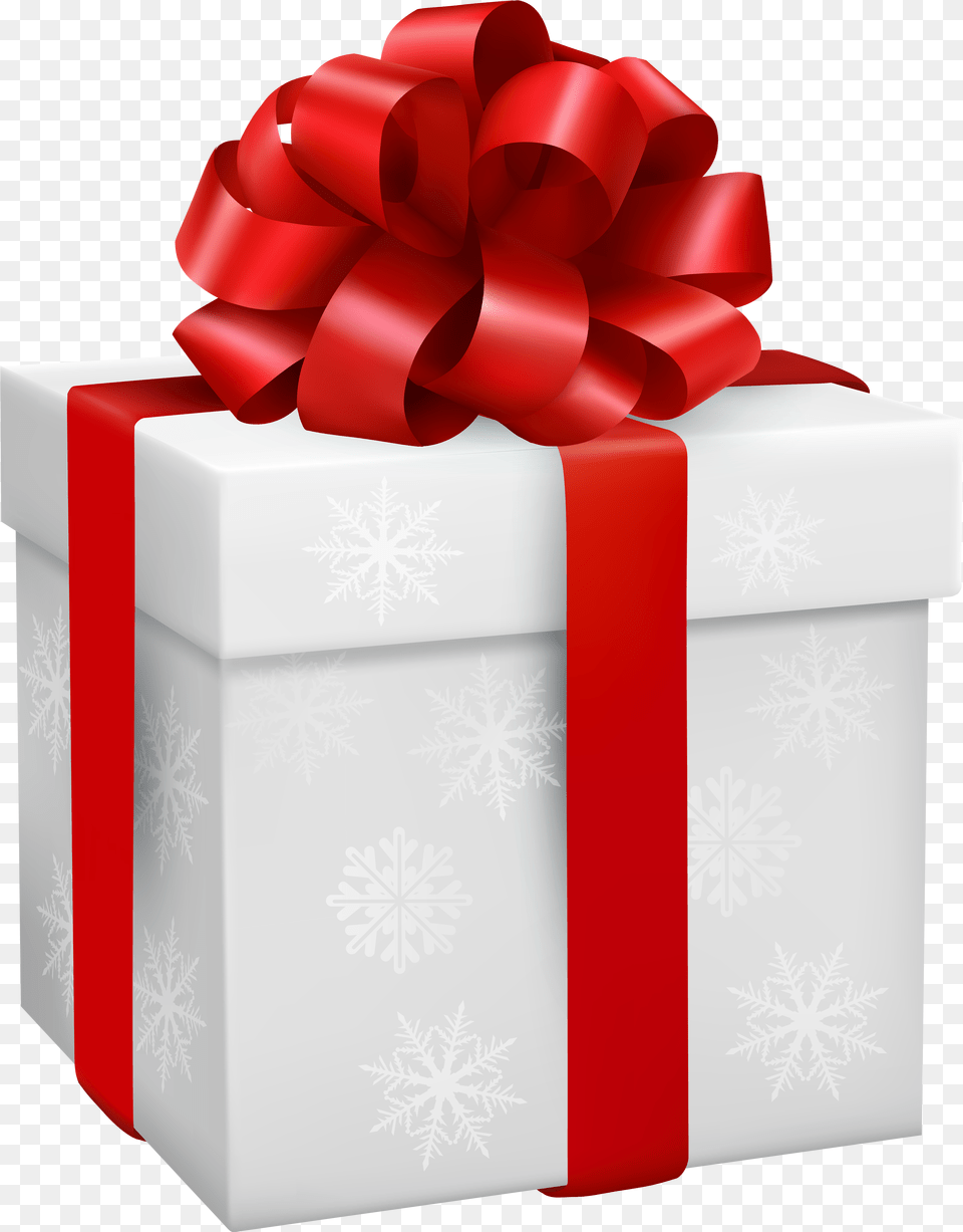Gift Box With Snowflakes Clipart Christmas Present Dynamite, Weapon Free Transparent Png