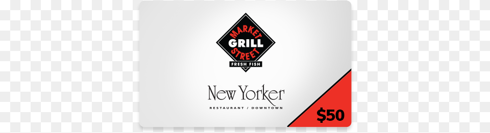 Gift Card 50 Market Street Grill, Logo, Text Free Png Download