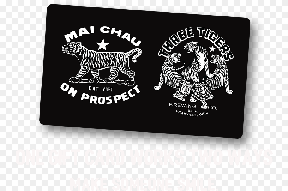 Gift Card Banner Ohio, Animal, Mammal, Tiger, Wildlife Free Transparent Png