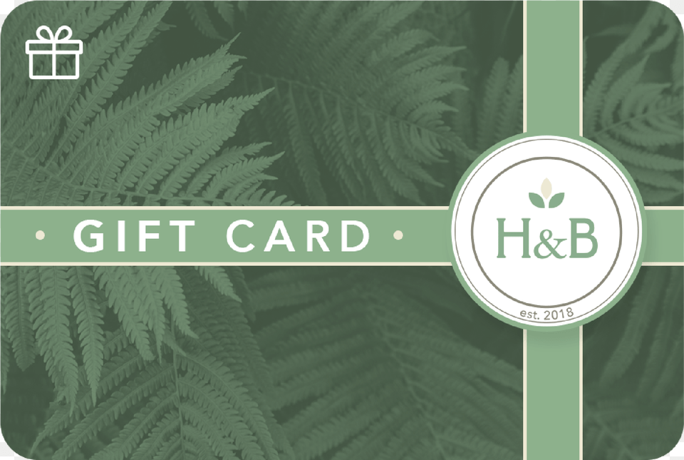 Gift Card Hampb 02 Label, Fern, Plant, Vegetation, Green Free Png Download