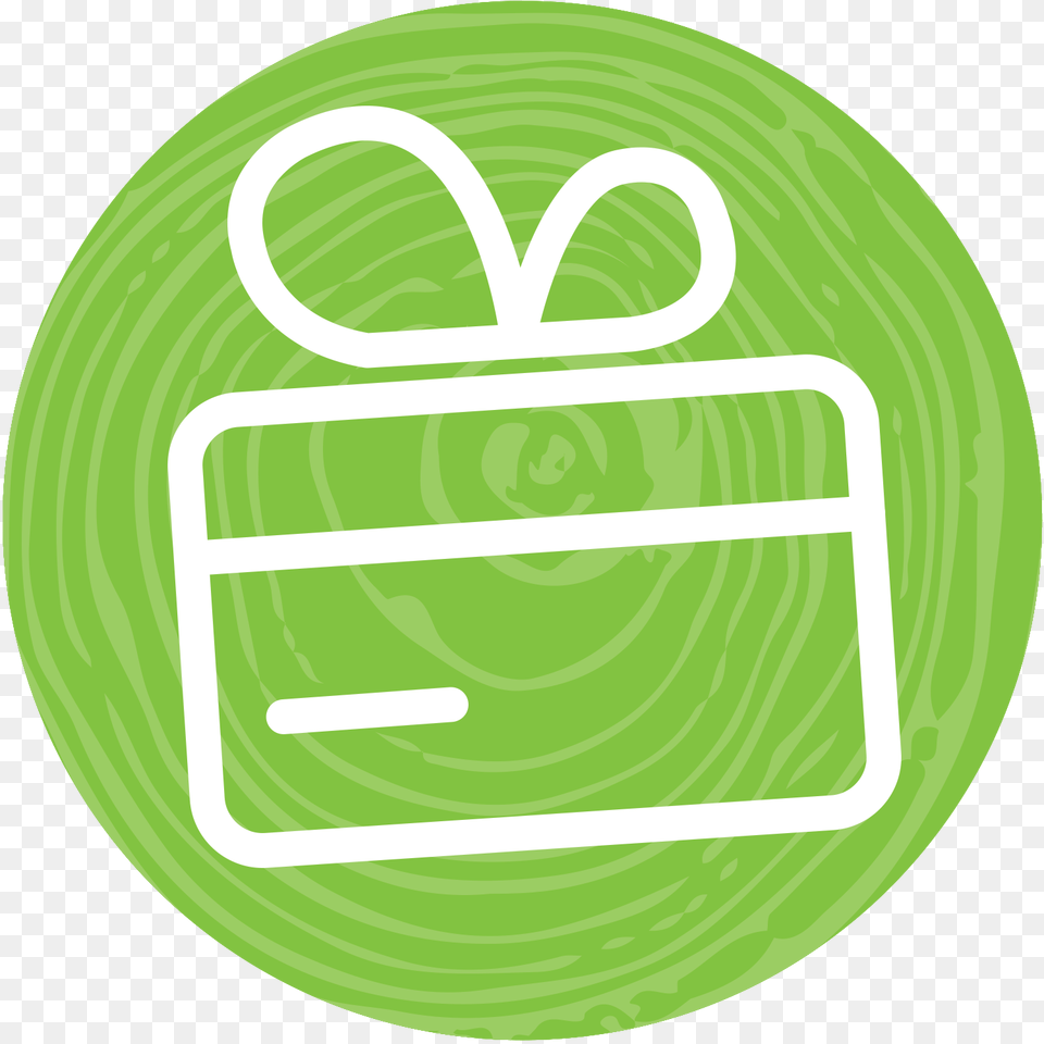 Gift Card Icon Emblem, Green, Bag, Disk Free Png