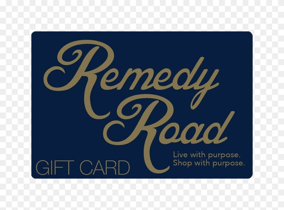 Gift Card Remedy Road, Text, Business Card, Paper Png