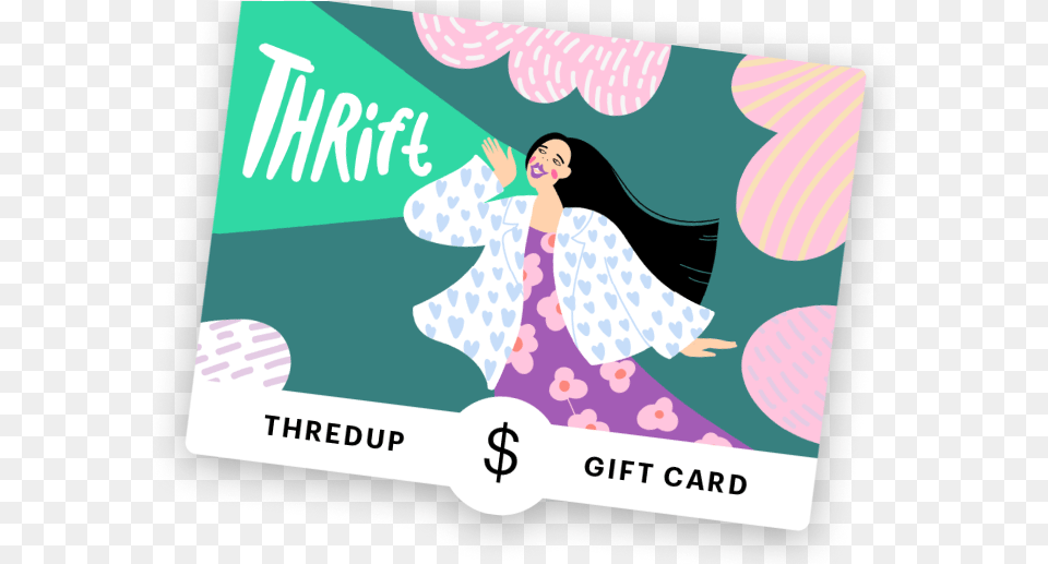 Gift Cards Thredup Girly, Adult, Female, Person, Woman Png