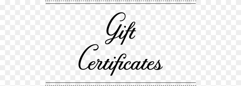 Gift Certificate, Gray Free Png Download