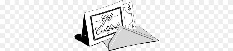 Gift Certificate Clipart, Text, Handwriting Png Image