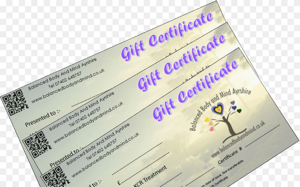Gift Certificates Collage Certificates Of Participation, Text, Document, Qr Code Png Image