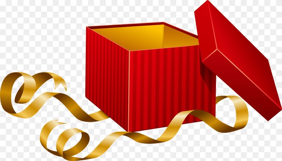 Gift Clipart Transparent Open Christmas Present, Treasure, Box, Dynamite, Weapon Png Image