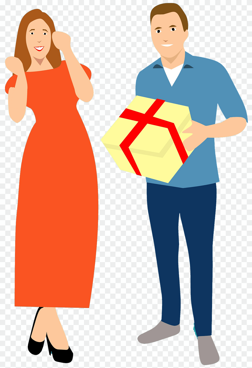Gift For A Husband Clipart, Adult, Person, Man, Male Free Transparent Png