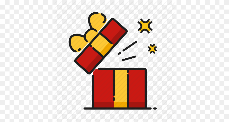 Gift Gift Box Opening Surprise Icon, Dynamite, Weapon Free Png