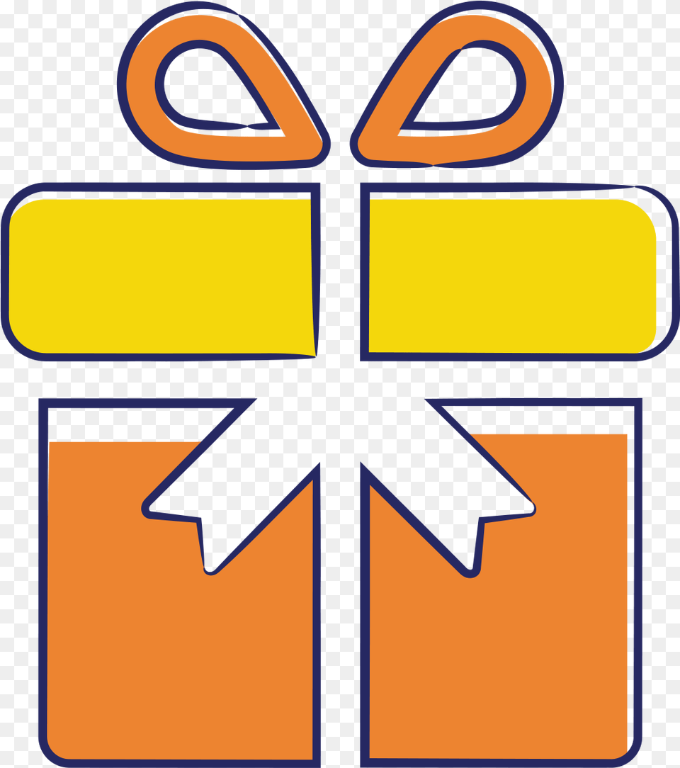 Gift Gold Cross, Symbol, Sign, Logo Free Png