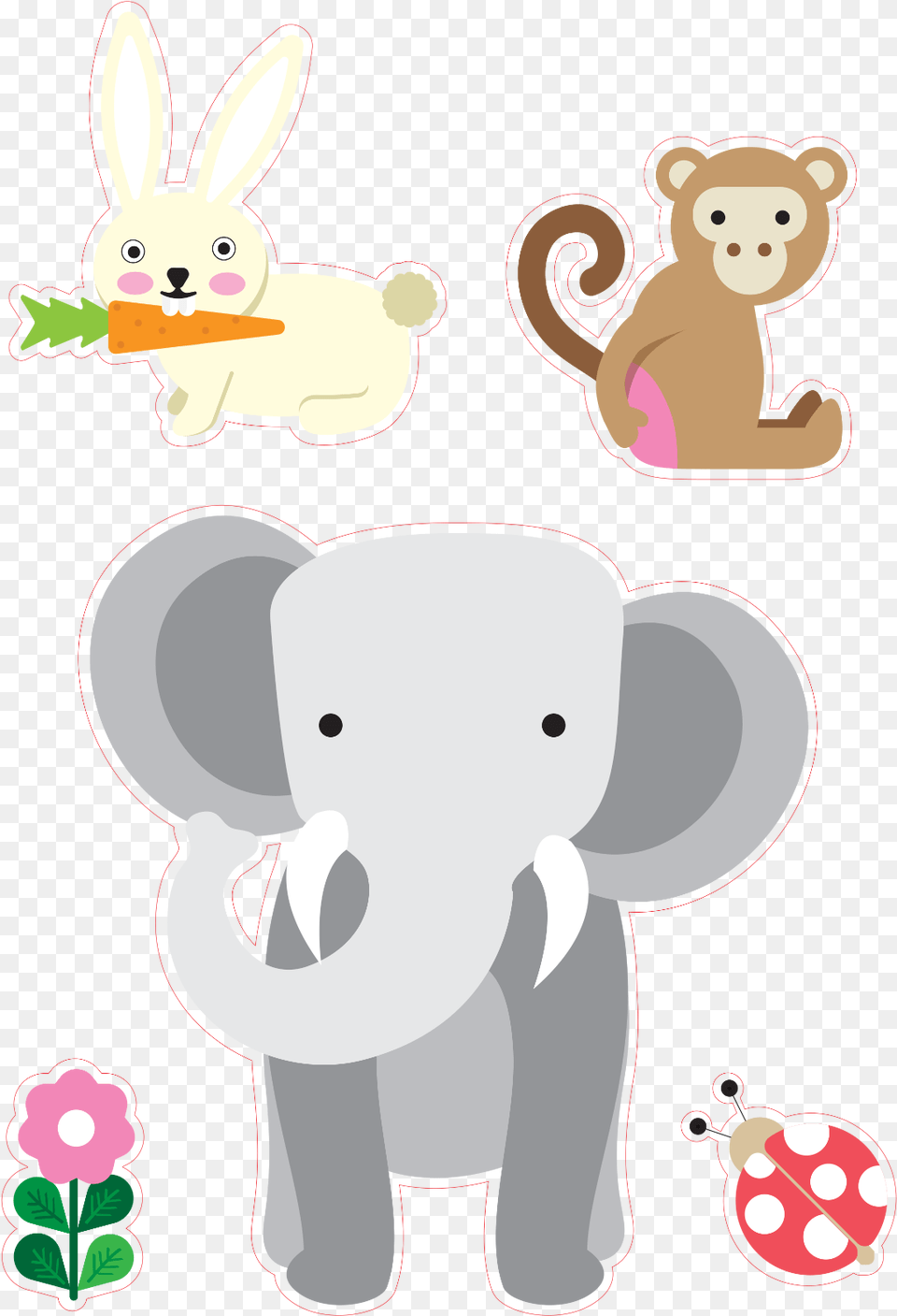 Gift Matching Zoo Animals Personalised Height Growth, Animal, Bear, Mammal, Wildlife Png