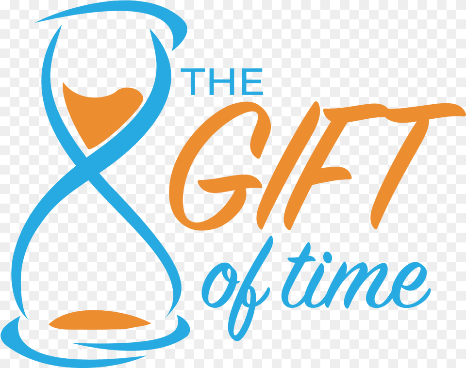 Gift Of Time Logo Download Gift Of Time Clipart, Text, Hourglass Png