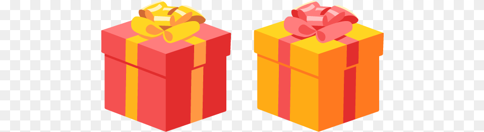 Gift Or Present Box With Ribbon Bow 2 Colors Illustration, Dynamite, Weapon Free Png Download