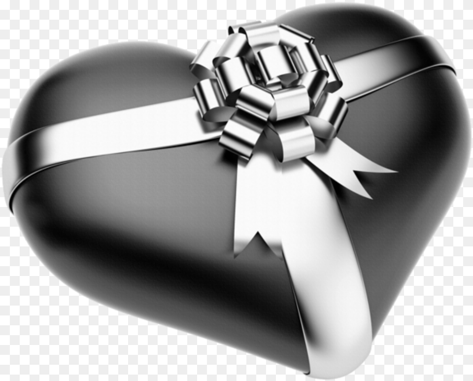 Gift Regalo Present Presente Heart Corazon Black Den Svyatogo Valentina Klipart Free Transparent Png