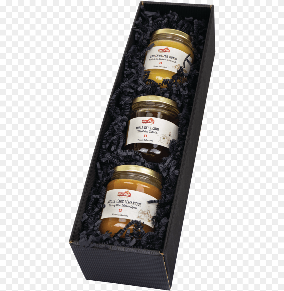 Gift Set Honey Swiss Regions Irish Cream, Jar, Food, Can, Tin Free Transparent Png