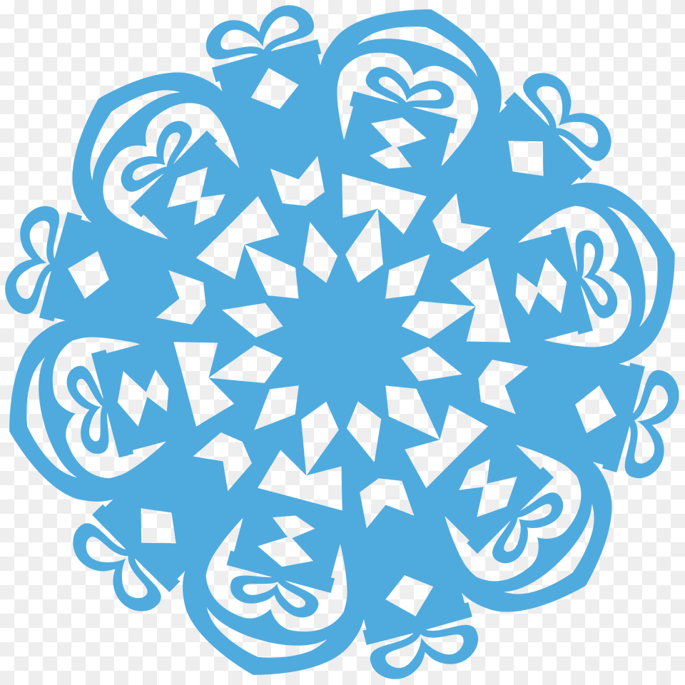 Gift Snowflake Clipart, Art, Floral Design, Graphics, Pattern Free Png Download
