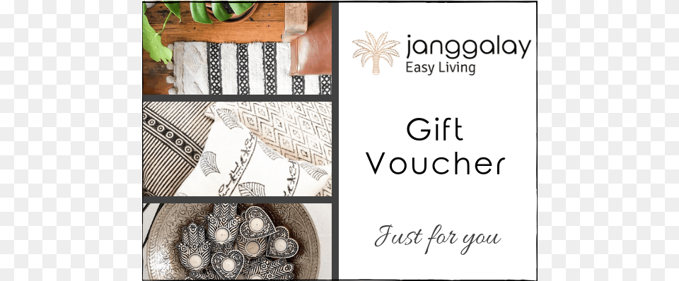 Gift Voucher Janggalay Crochet, Home Decor, Linen, Rug, Person Free Png Download