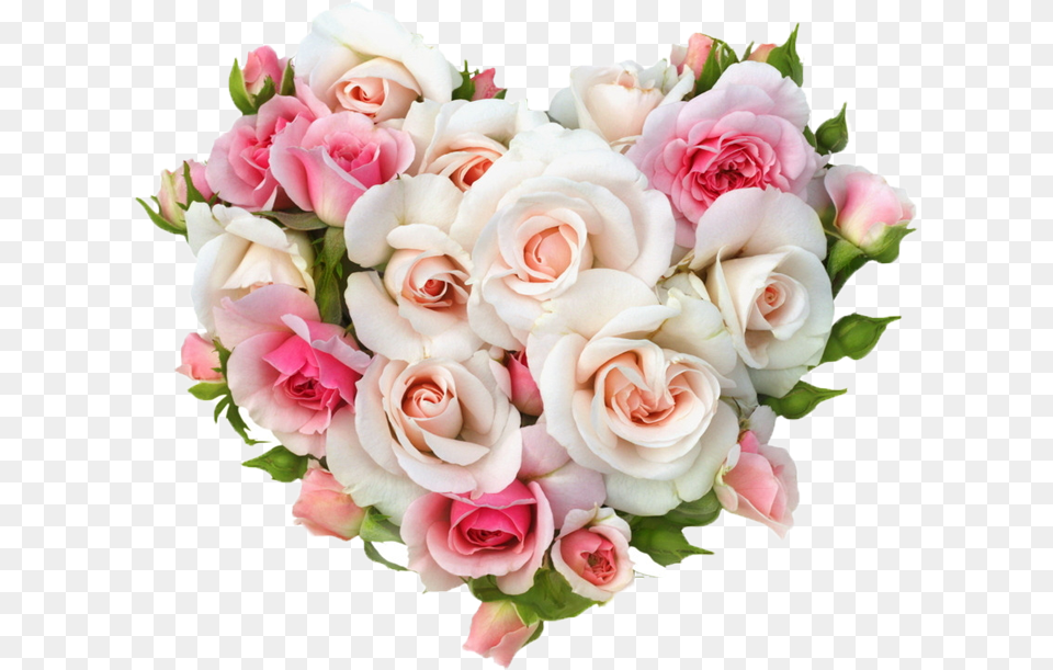 Gift Wedding Rose Heart Flower Bouquet Pink Flower Bouquet, Flower Arrangement, Flower Bouquet, Plant, Pattern Png