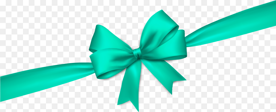 Gift Wrap Bow Tie Diy Bow Tie Gift Wrap Bow X Aqua Green Ribbon, Accessories, Formal Wear, Appliance, Ceiling Fan Free Png Download