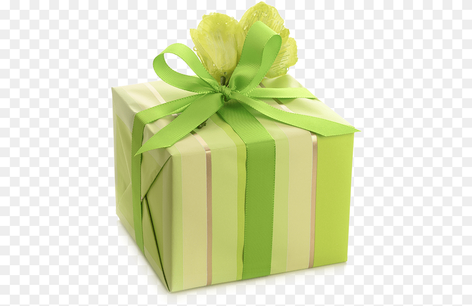 Gift Wrap Green Home Wrapped Presents Transparent, Birthday Cake, Cake, Cream, Dessert Free Png Download