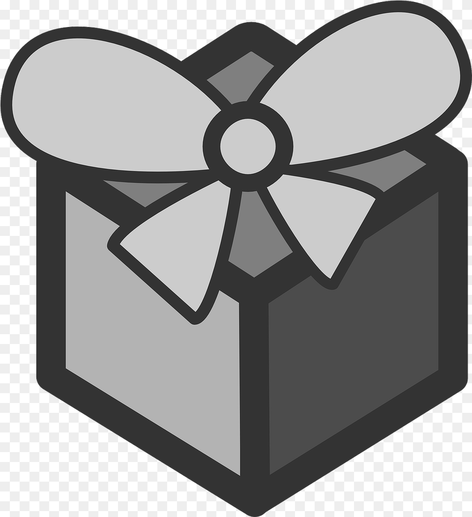 Giftpresentboxbowsurprise From Needpixcom Present Light Blue, Box, Cross, Symbol Png Image