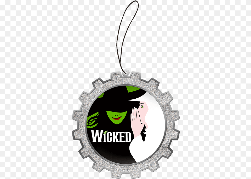 Gifts For Wicked Fans Wicked The Musical Ornament, Accessories, Pendant, Jewelry, Necklace Png