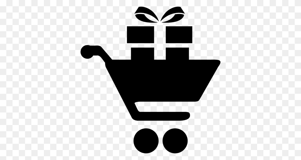 Gifts In Shopping Cart, Stencil, Leaf, Plant, Logo Png Image