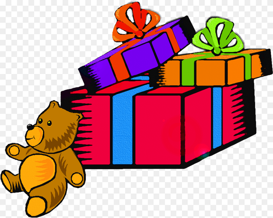 Gifts Of Birthday Birthday Gift Graphic Happy Toys Clipart, Animal, Bear, Mammal, Wildlife Png