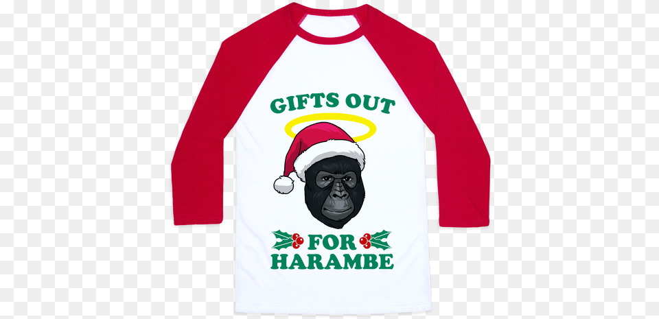 Gifts Out For Harambe Baseball Tee If You Ran Like Your Mouth You39d Be In Great Shape, T-shirt, Clothing, Sleeve, Shirt Png