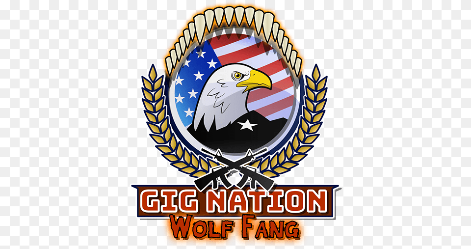 Gig Nation Gaming Logos Gaming Logos, Animal, Bird, Eagle, Emblem Png Image