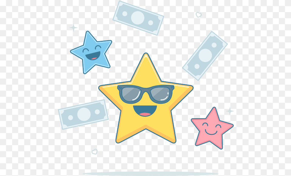 Gig Worker Triangle, Star Symbol, Symbol, Accessories, Glasses Png Image