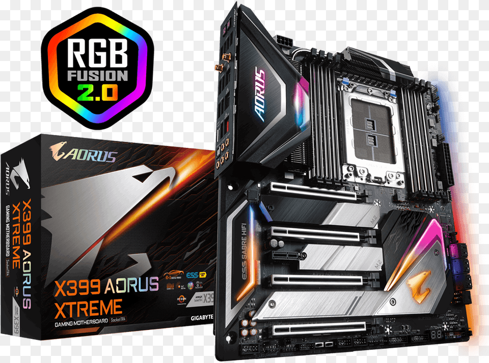 Gigabyte Aorus X399 Xtreme, Computer Hardware, Electronics, Hardware, Computer Png Image