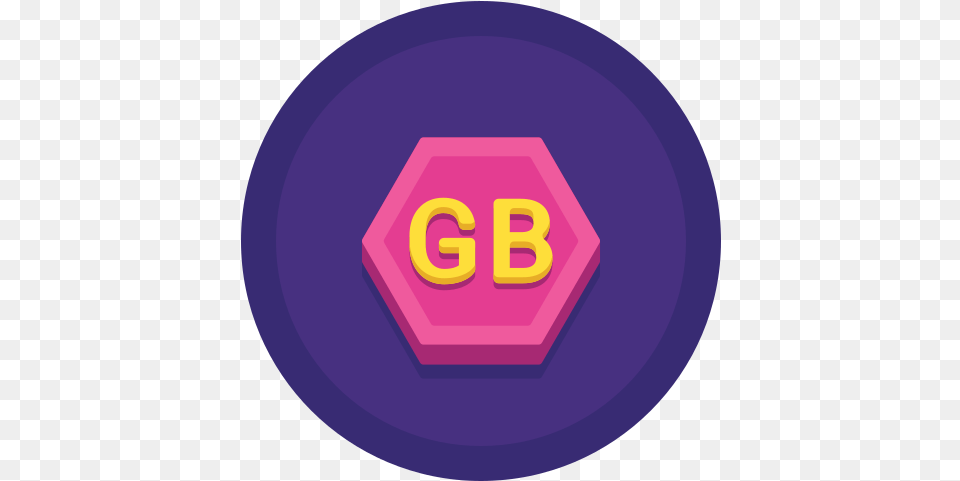 Gigabyte Dot, Logo, Purple, Disk, Symbol Free Transparent Png