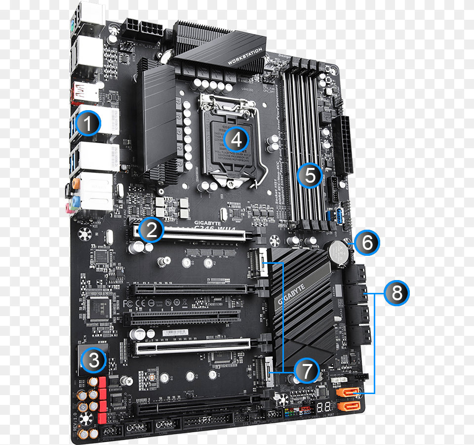 Gigabyte Excellence Motherboard, Computer Hardware, Electronics, Hardware, Computer Free Png