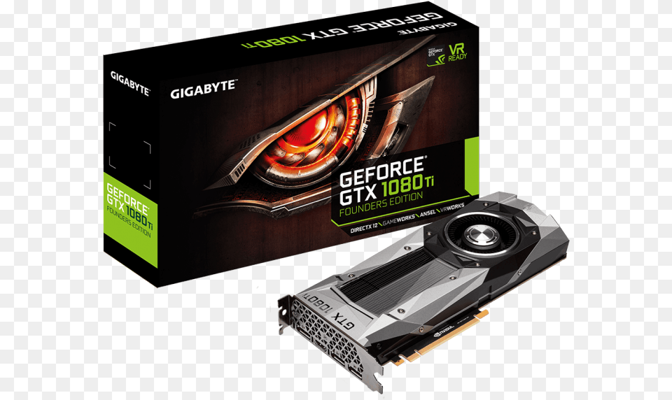 Gigabyte Gtx 1080ti Graphics Card And Blue Yeti Blackout Gigabyte Geforce Gtx 1080 Ti, Electronics Free Transparent Png