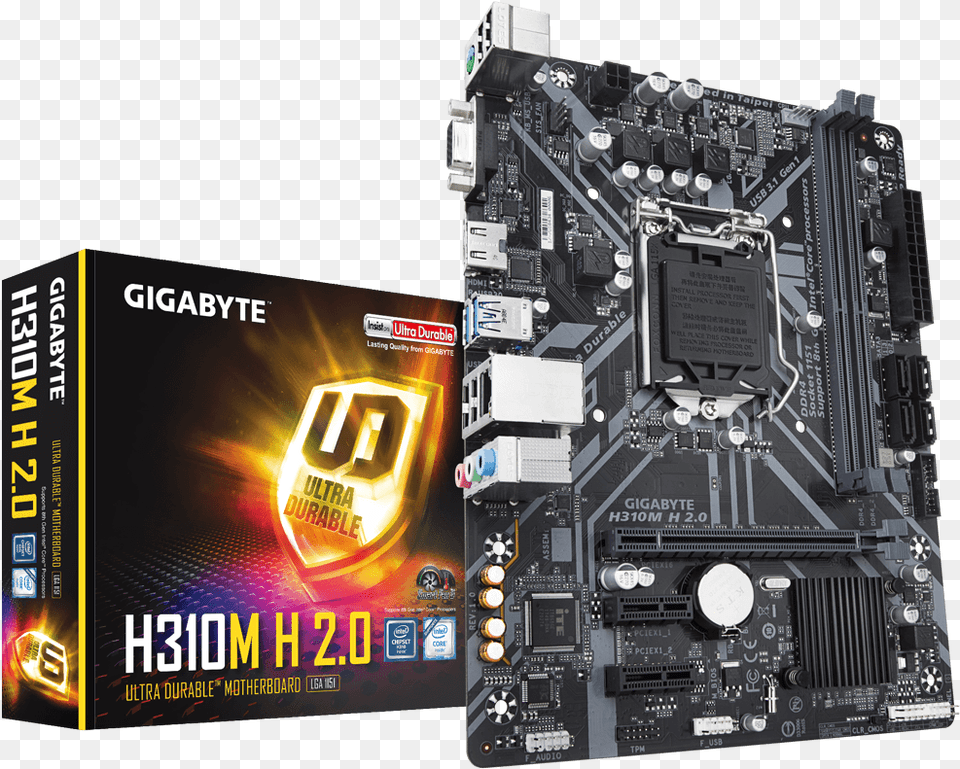 Gigabyte H310m H, Computer Hardware, Electronics, Hardware, Computer Png Image