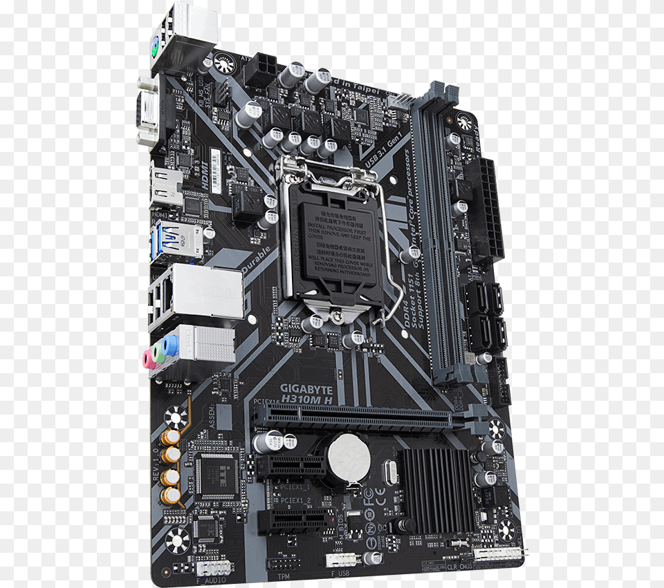 Gigabyte H310m H Motherboard Gigabyte H310m H Hdmi, Computer Hardware, Electronics, Hardware, Computer Free Transparent Png