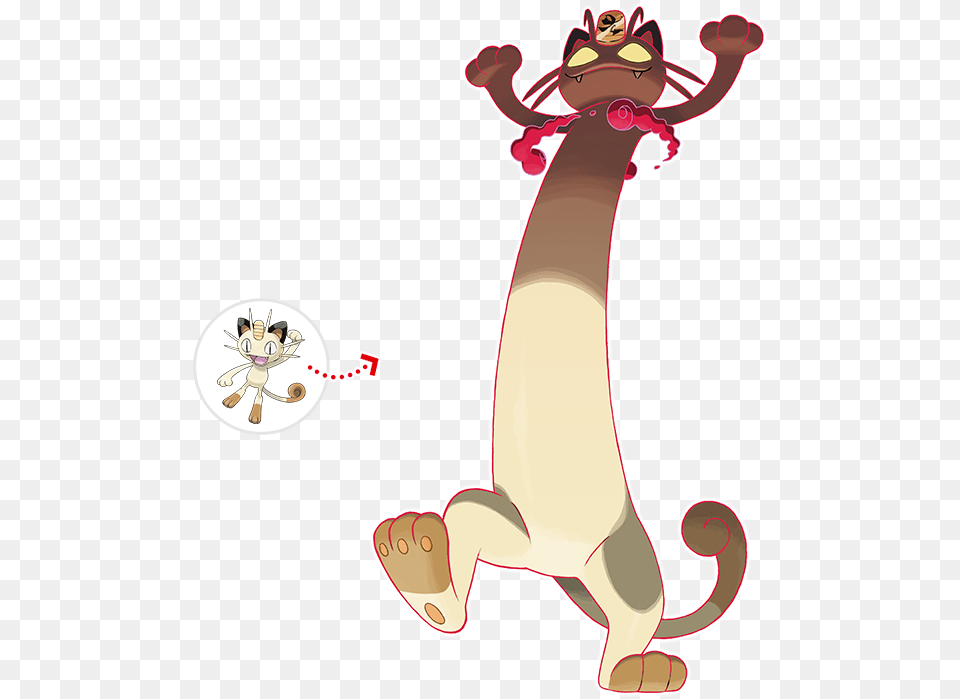 Gigantamax Meowth Pokemon Sword And Shield Gigantamax Meowth Free Transparent Png