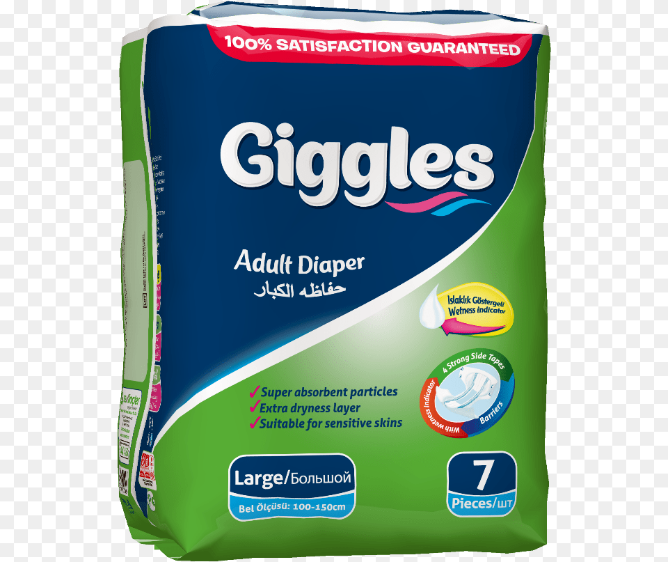Giggles Adult Diaper Giggles Diapers Free Transparent Png