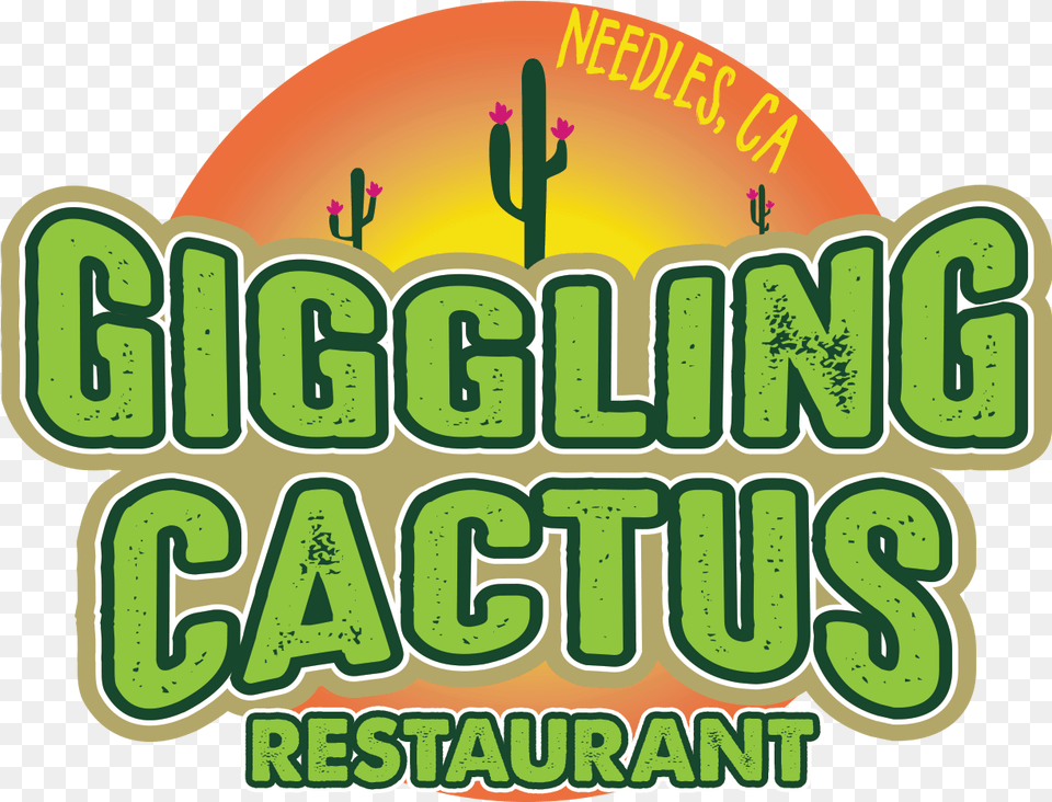 Giggling Cactus Restaurant Needles Ca Jobs Hospitality Graphic Design, Green, Text, Dynamite, Weapon Free Png