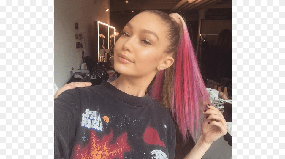 Gigi Hadid Colored Hair, Person, Adult, Female, Woman Free Png