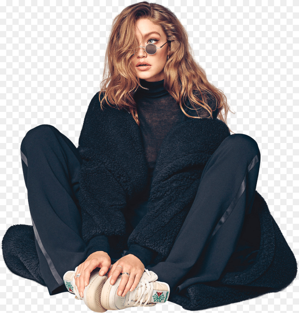 Gigi Hadid For Vogue, Adult, Sneaker, Shoe, Person Png Image