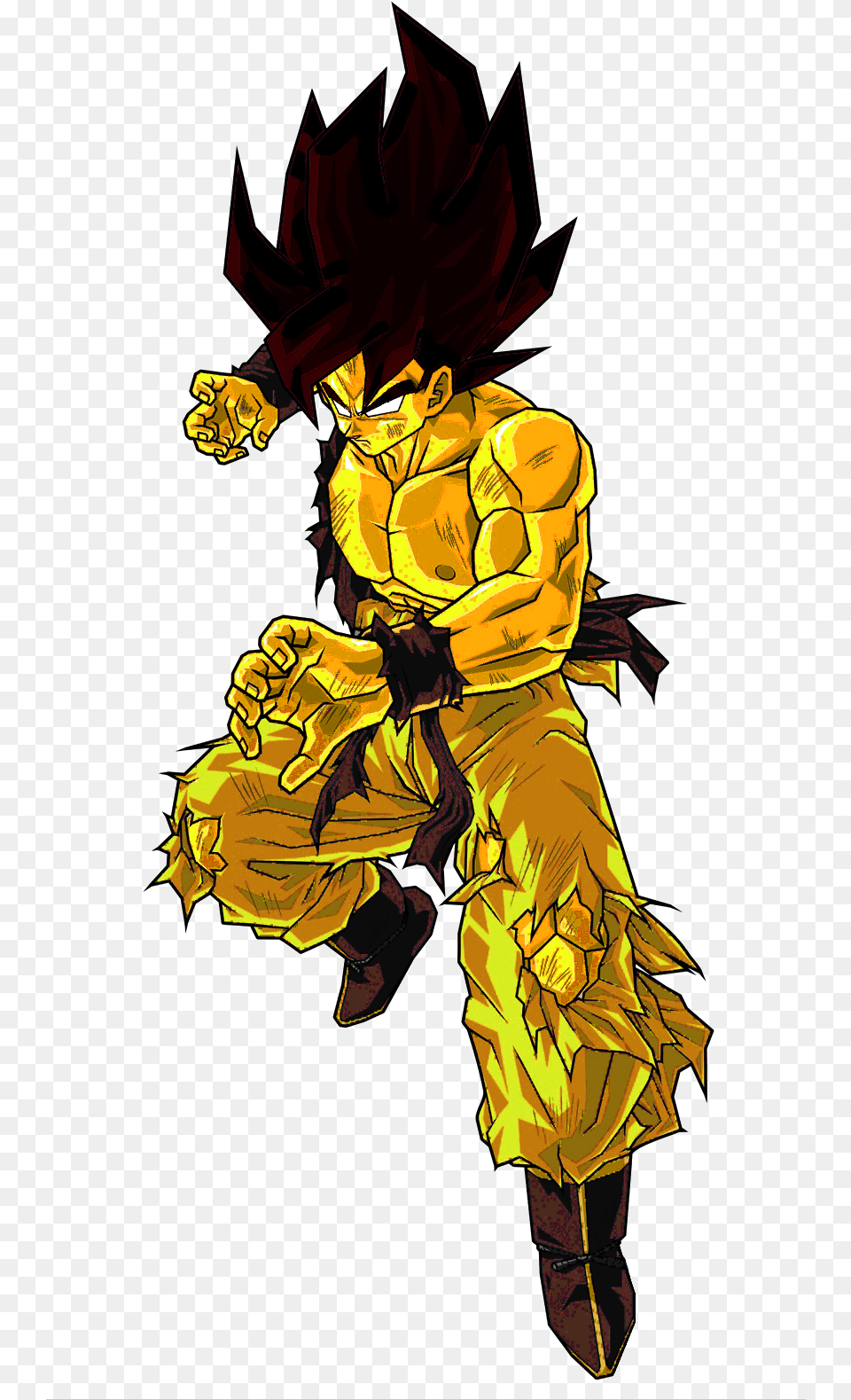 Giji Aka False Ssj Goku By Deadman2989 Dragon Ball Z Budokai Tenkaichi 3 Goku, Adult, Female, Person, Woman Png Image