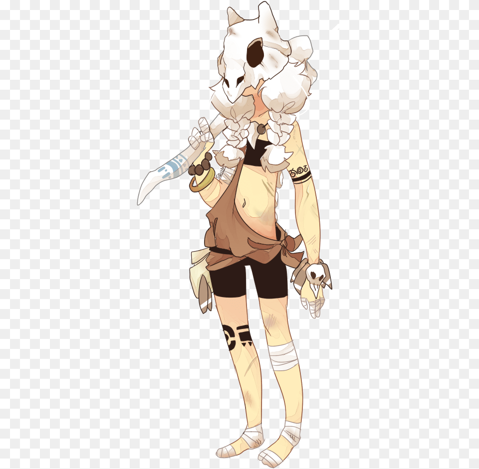 Gijinka Dex Cubone Marowak Gijinka Male, Adult, Book, Comics, Female Free Transparent Png