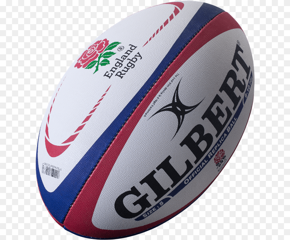 Gilbert England Replica Rugby Ball Gilbert Rugby Ball, Rugby Ball, Sport Png Image