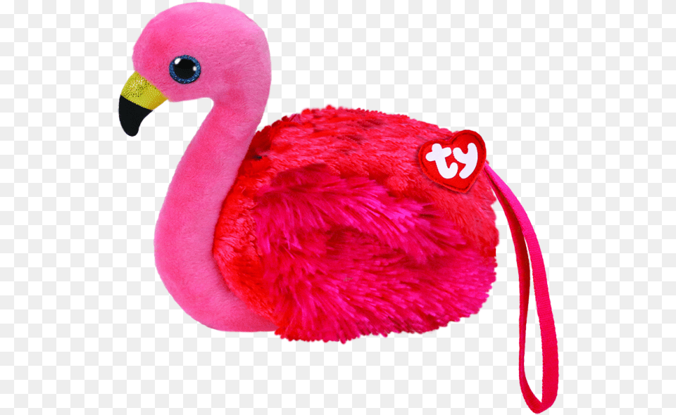 Gilda The Pink Flamingo Ty Wallet Flamingo, Animal, Beak, Bird Png Image