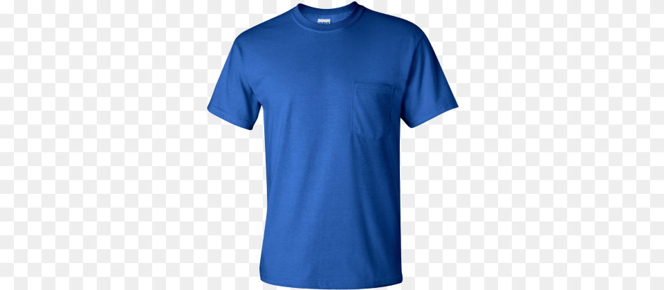 Gildan Ultra Cotton T Shirt With A Pocket Gildan 8000 Royal Blue, Clothing, T-shirt Free Png